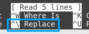 13 ví dụ sử dụng lệnh nano trong Linux hữu ích 56 Tìm kiếm và thay thế bằng lệnh nano