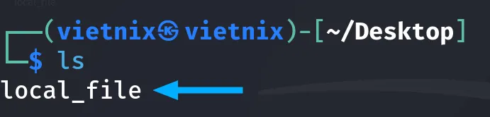 File chỉ định để thực hiện lệnh sftp