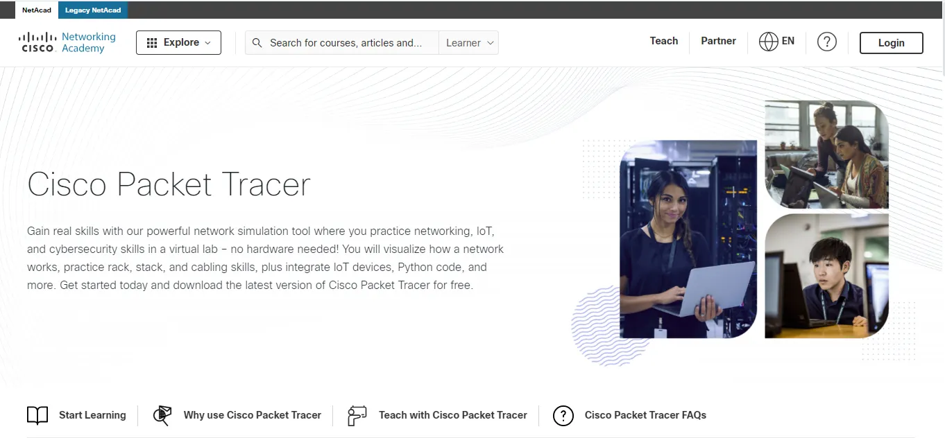 Tải Cisco Packet Tracer