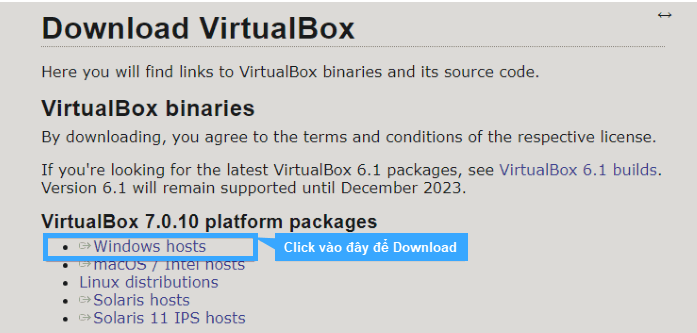 Cài đặt máy ảo cho hệ điều hành Linux trên VirtualBox