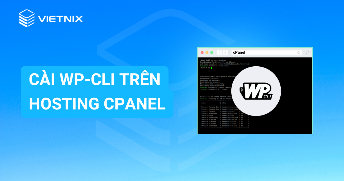 Cài WP-CLI trên hosting cPanel