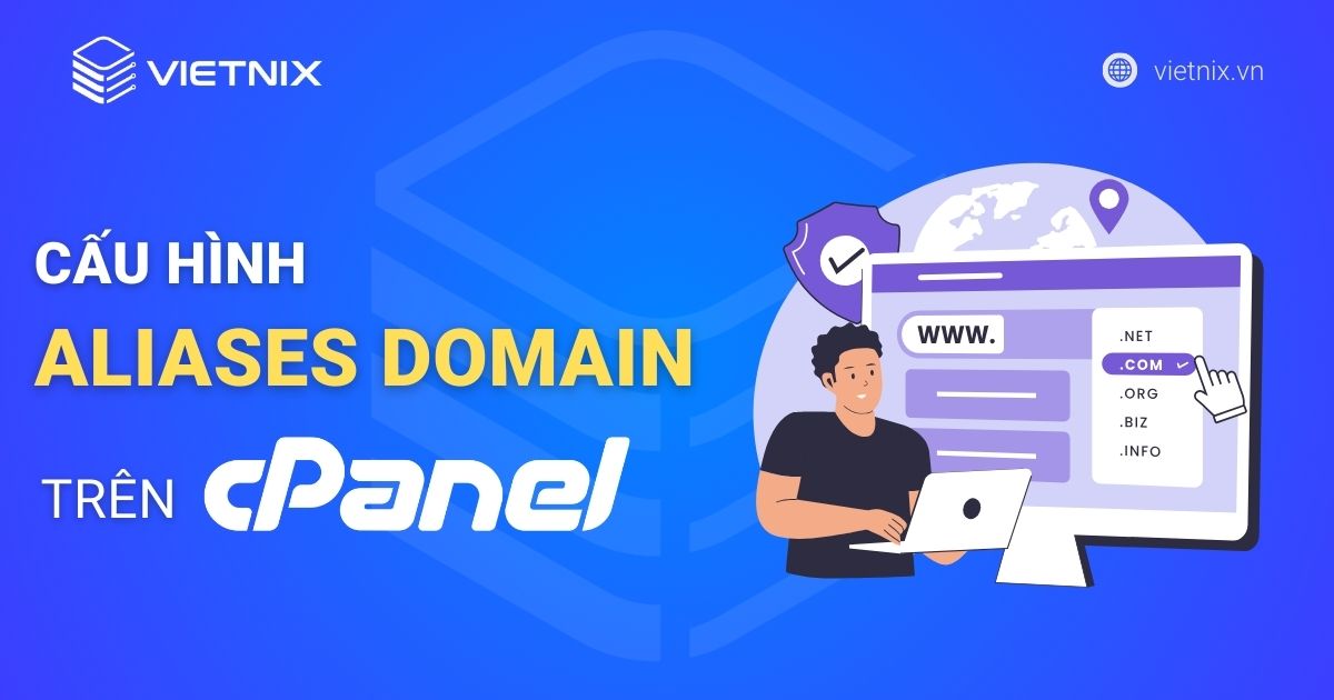 cau hinh aliases domain tren cpanel