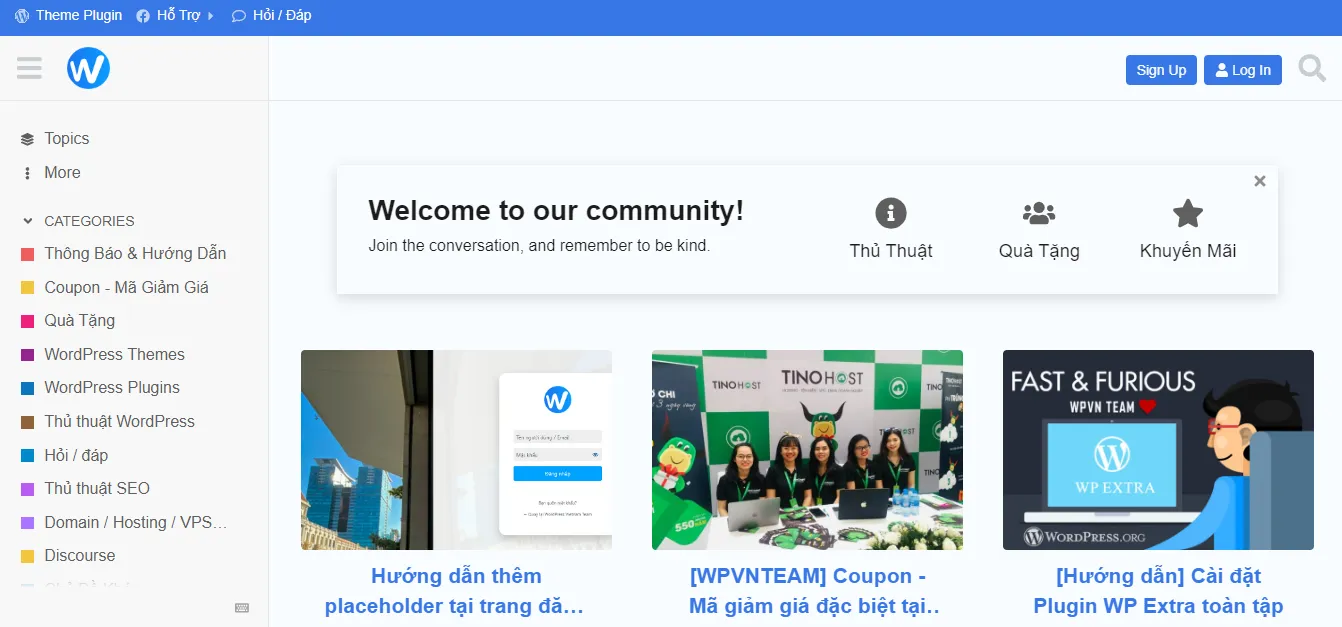 Cộng đồng hỗ trợ Flatsome theme WordPress Việt Nam
