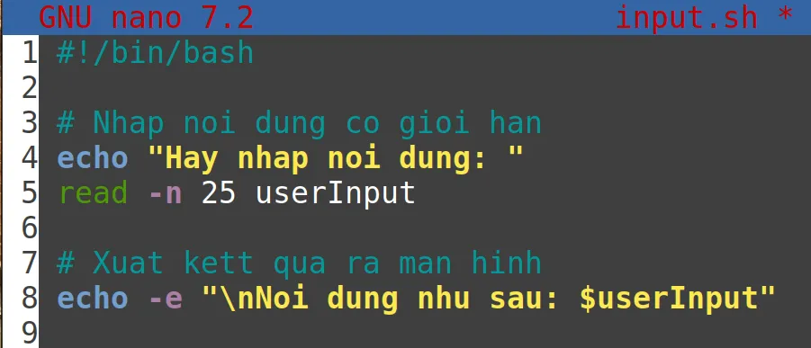 Tạo văn bản từ dữ liệu nhập bới người dùng