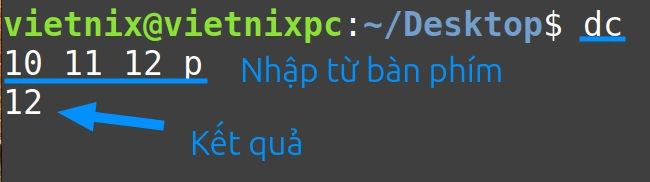In phần tử đầu tiên từ ngăn xếp