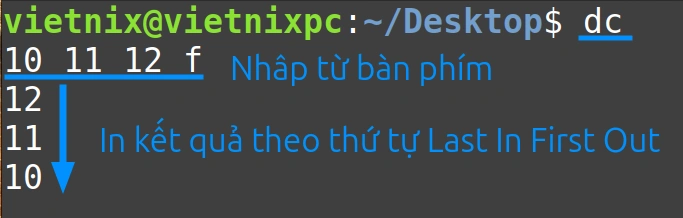 In toàn bộ ngăn xếp