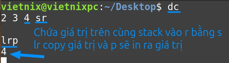 Lấy giá trị từ thanh ghi