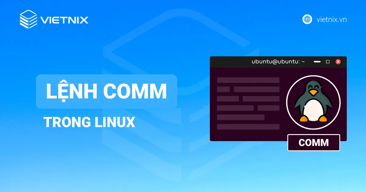 Lệnh comm trong Linux