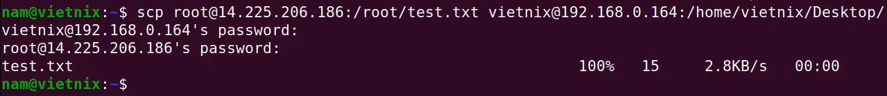 Tìm hiểu chi tiết 5 ví dụ về cách lưu truyền, copy file an toàn bằng lệnh scp trong Linux 23 Sử dụng lệnh sao chép file giữa hai hệ thống remote