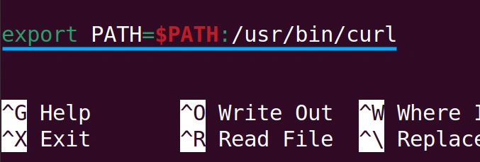 Hướng dẫn sửa lỗi Bash: Curl: command not found trên hệ thống Linux chi tiết, dễ hiểu 19 Thêm cú pháp lệnh export như sau vào file bashrc