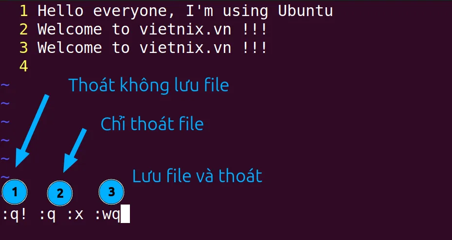 Thoát file sau khi hoàn thành thao tác