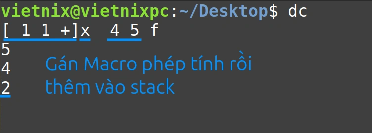Thực thi Macro từ biểu thức