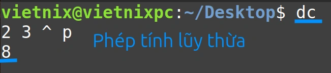 Tính lũy thừa