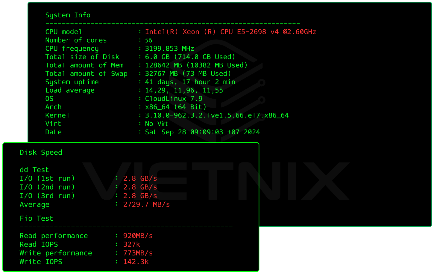 Benchmark Hosting Giá Rẻ
