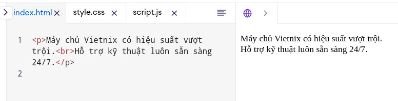 Tìm hiểu về HTML paragraph: Định nghĩa, đặc điểm và cách sử dụng hiệu quả 28 Chèn ngắt dòng trong đoạn văn