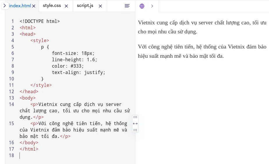 Tìm hiểu về HTML paragraph: Định nghĩa, đặc điểm và cách sử dụng hiệu quả 42 Định dạng đoạn văn bằng CSS trong