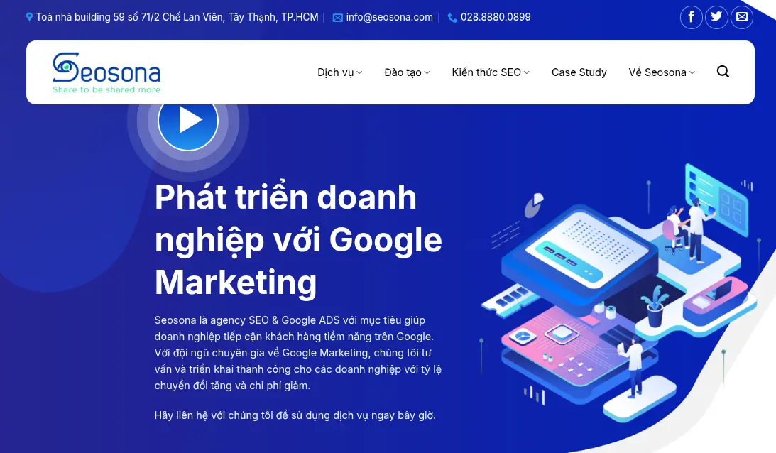 SEOSONA - Dịch vụ seo top 1