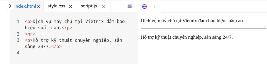 Tìm hiểu về HTML paragraph: Định nghĩa, đặc điểm và cách sử dụng hiệu quả 31 Thẻ tạo khoảng cách ngang