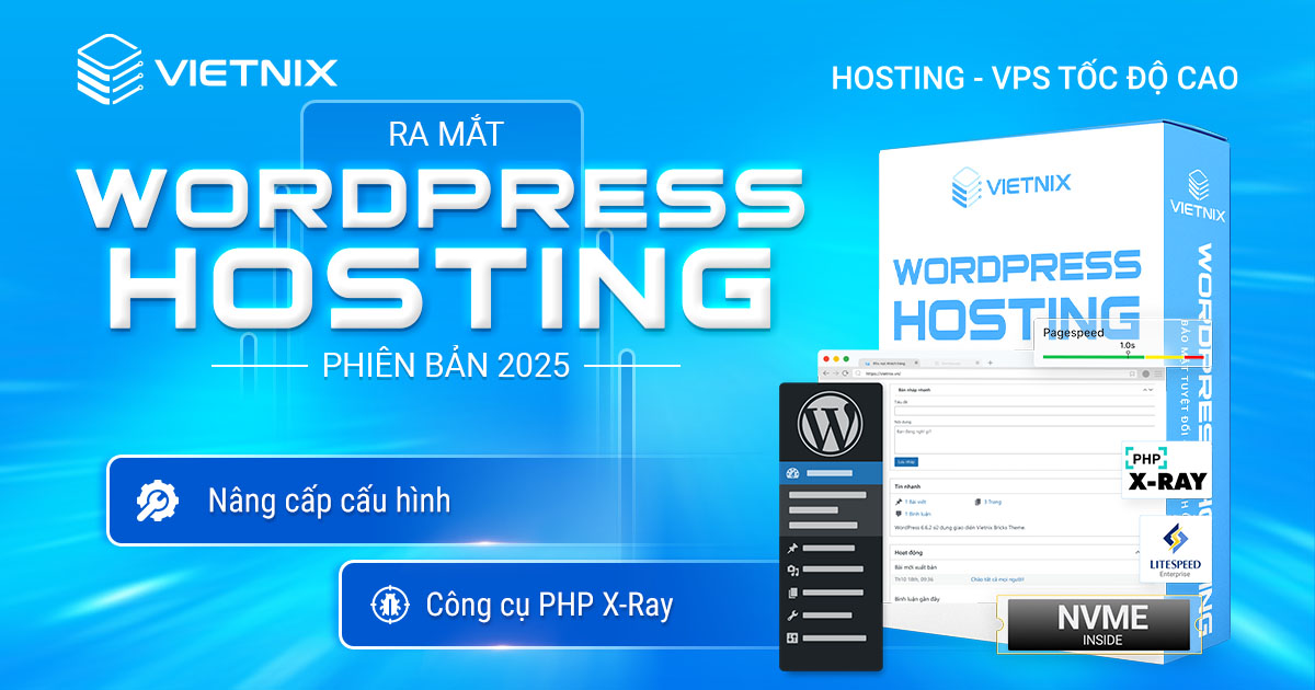 WordPress Hosting phiên bản 2025