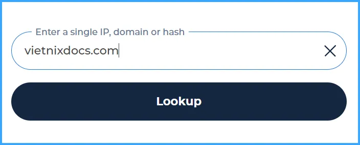 kiểm tra domain trong blacklist của Spamhaus