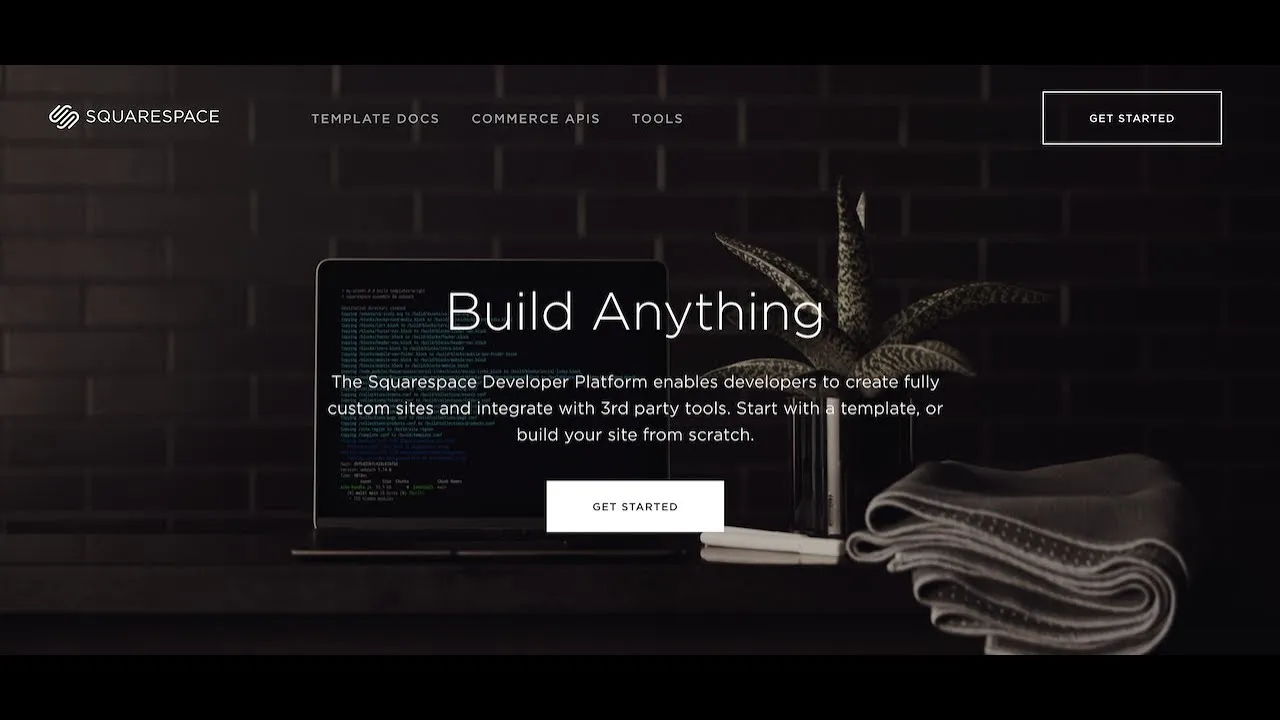Cài đặt Squarespace