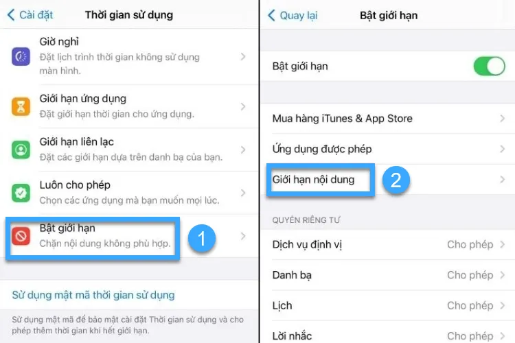 Chặn một số trang web cụ thể