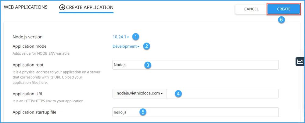 Cách chạy Nodejs trên hosting