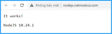 chạy Nodejs trên hosting