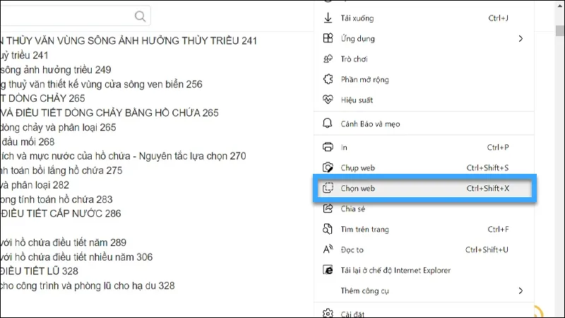 Chọn Web Select