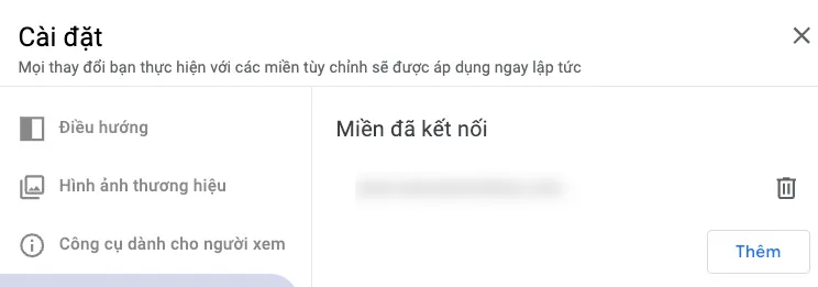 Hoàn tất kết nối