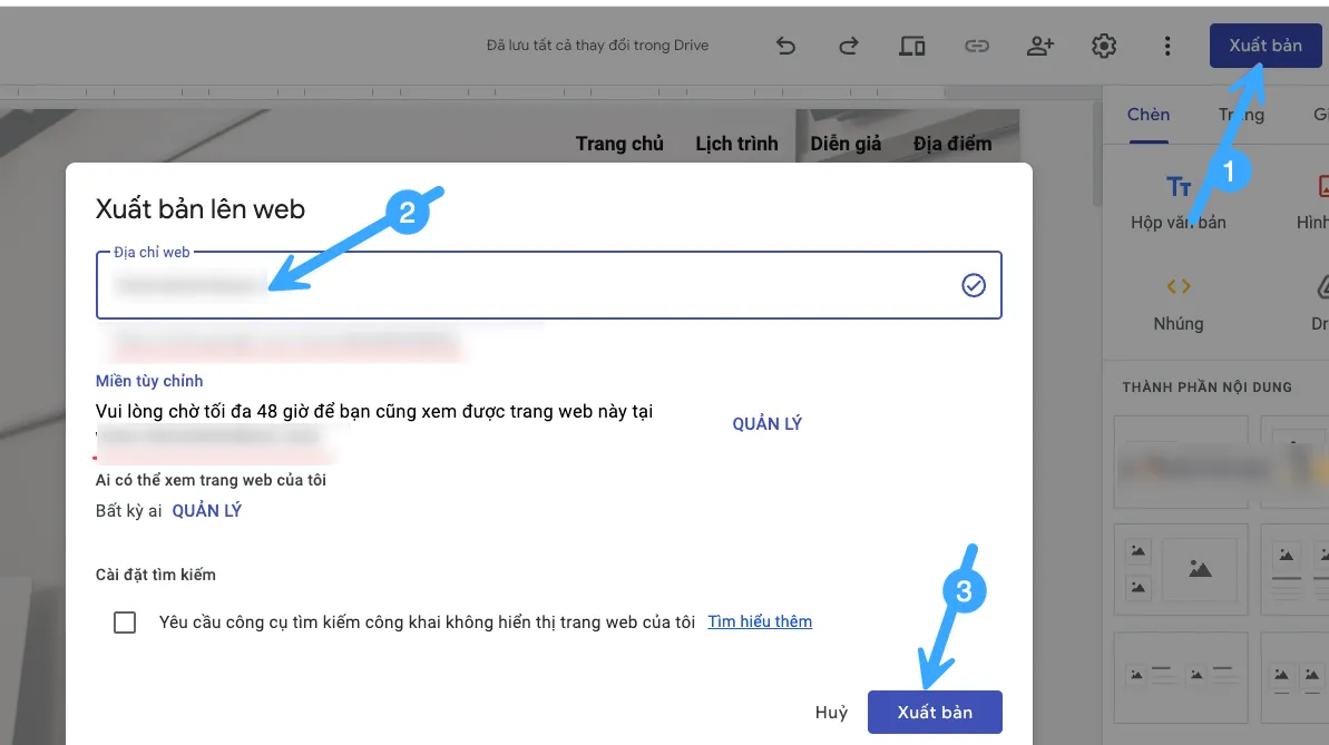 Xuất bản trang web