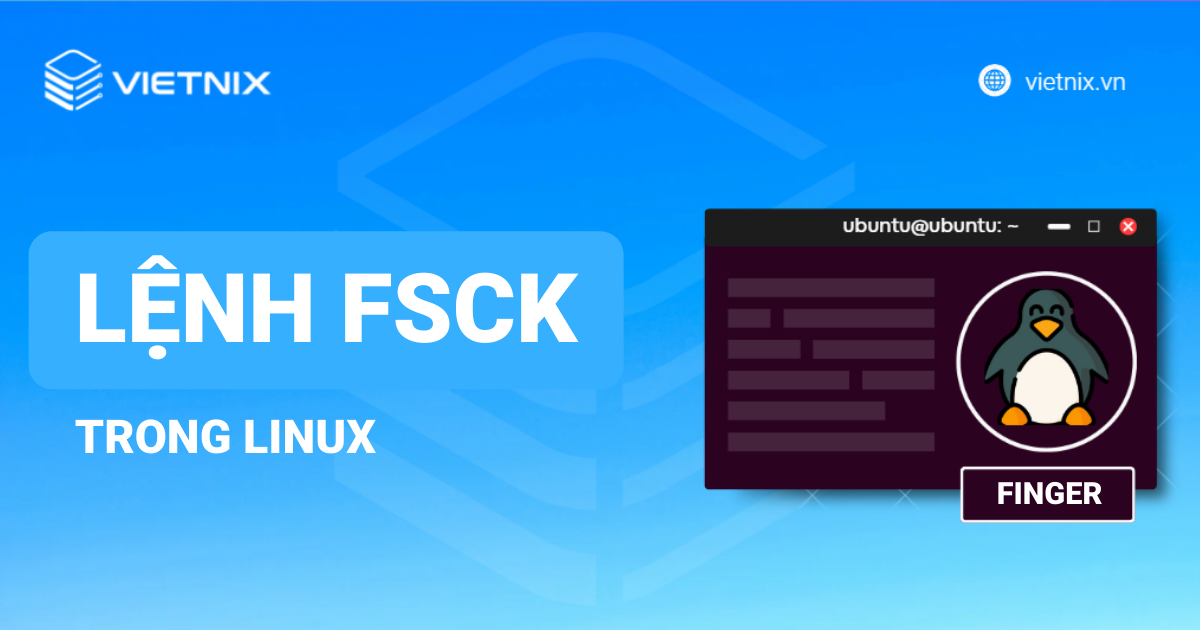 Lệnh fsck trong Linux