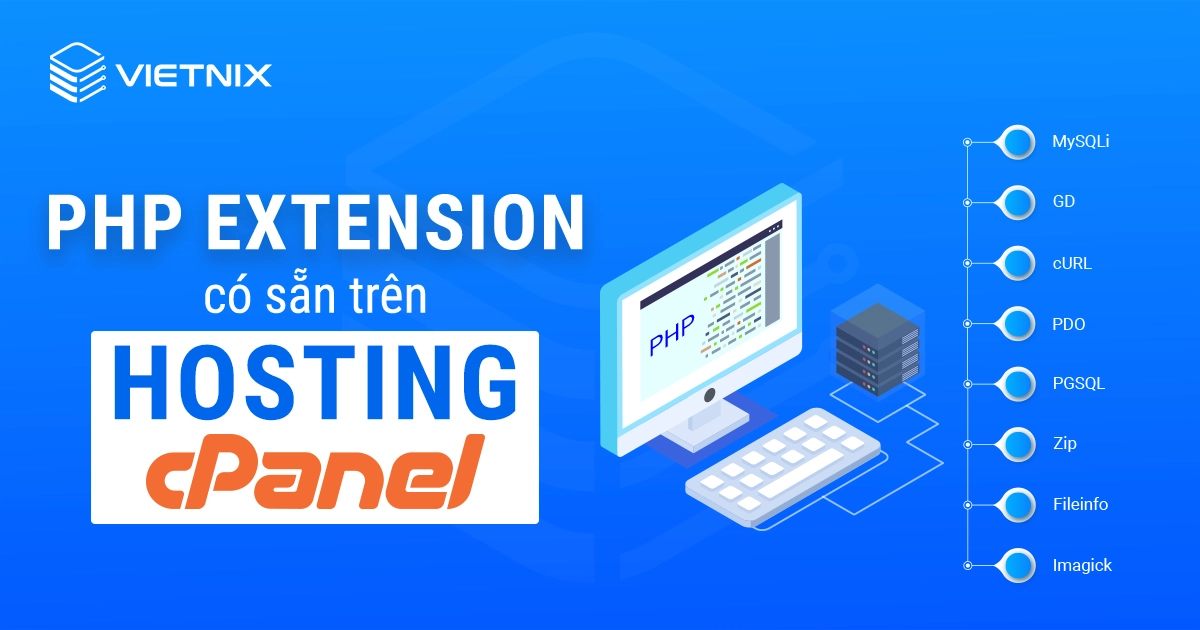 Các PHP Extension tích hợp sẵn trên cPanel hosting