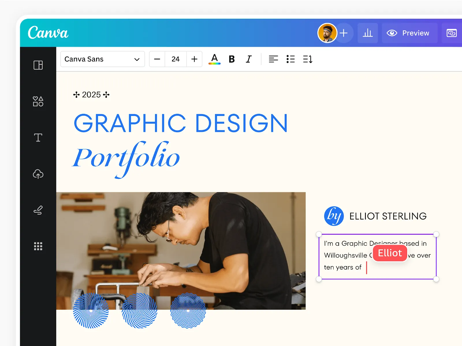 Preview website