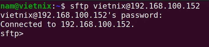 Kết nối với VPS qua SFTP