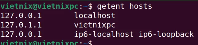 Liệt kê tất cả hostname và địa chỉ IP của chúng trên hệ thống Linux