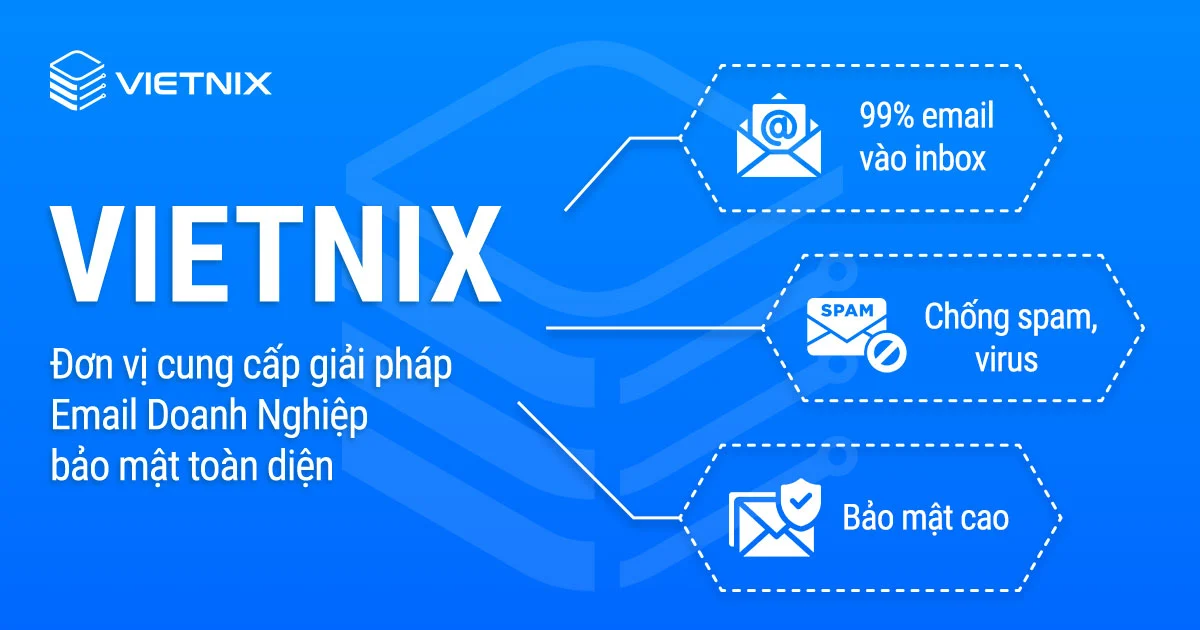 Vietnix là đơn vị cung cấp giải pháp Email Doanh Nghiệp