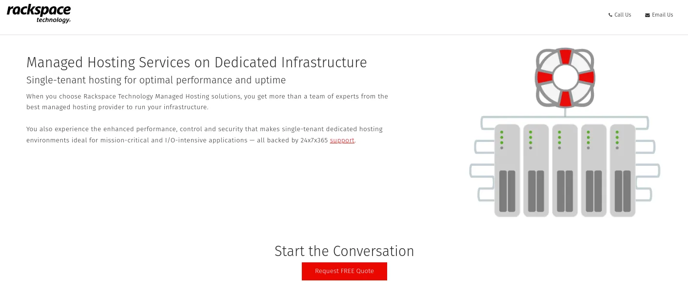 Rackspace được biết đến với các giải pháp đa đám mây chất lượng