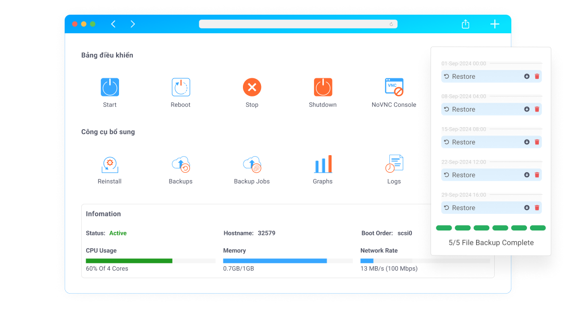 vps giá rẻ đảm bảo giữ liệu an toàn