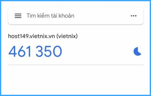 Hướng dẫn bật tính năng xác thực 2 yếu tố (2FA) trên cPanel 28 Lấy mã kích hoạt