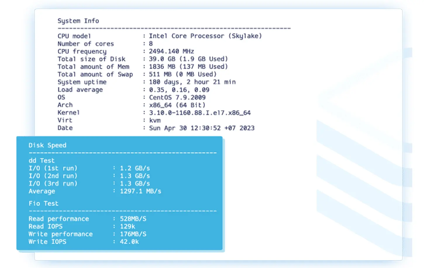benchmark vps nvme linux