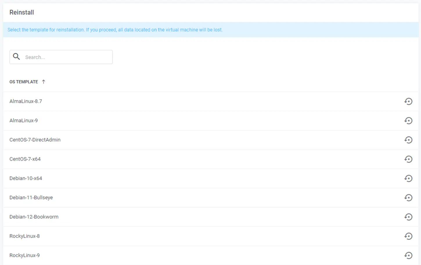 vps nvme cài lại hệ điều hành đơn giản