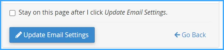 bước 5 chỉnh sửa dung lượng Email Account cPanel