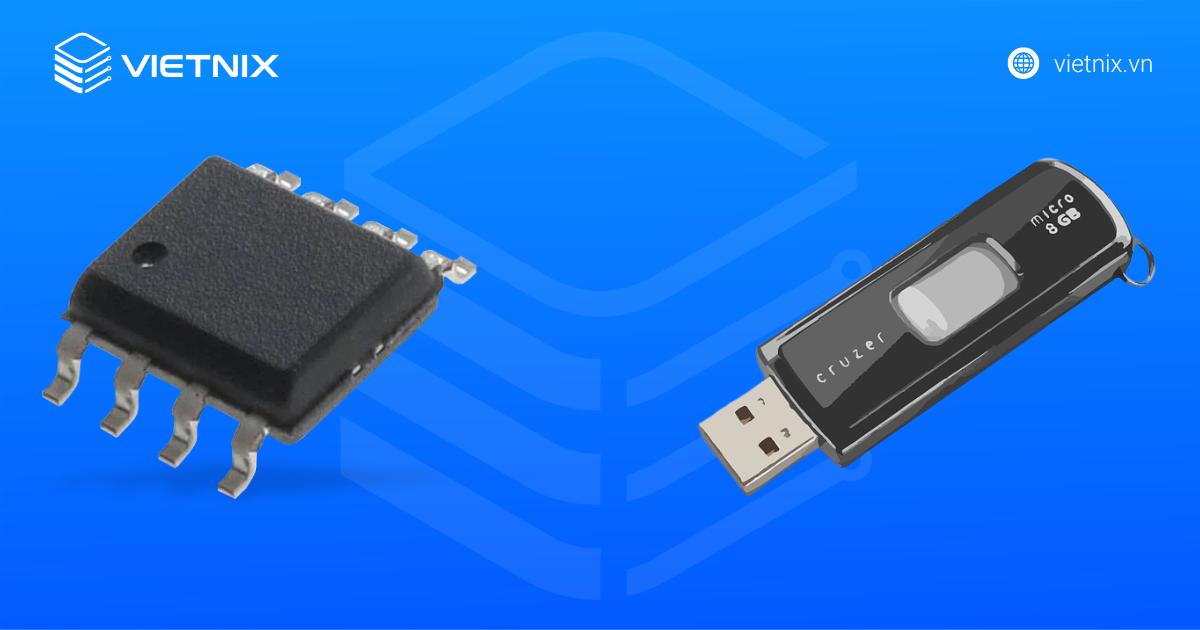 So sánh EEPROM và bộ nhớ flash