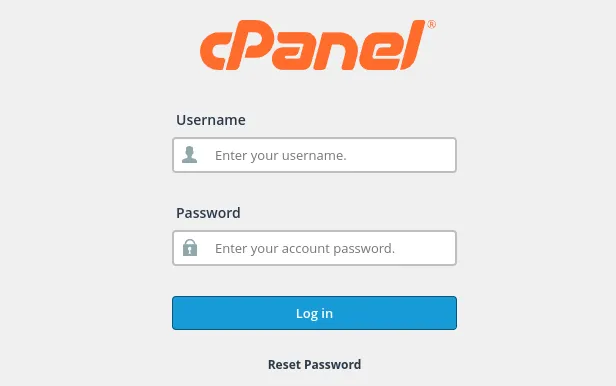 Bạn truy cập trực tiếp vào địa chỉ của cPanel có dạng https://ten_hosting:2083