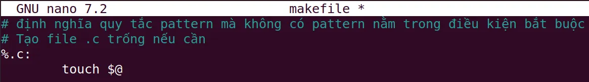 Quy tắc pattern tĩnh