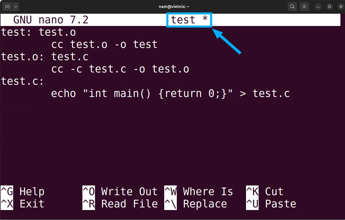 Ví dụ cơ bản về makefile