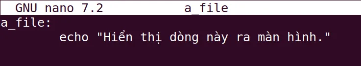 Chỉ định thực hiện về a_file
