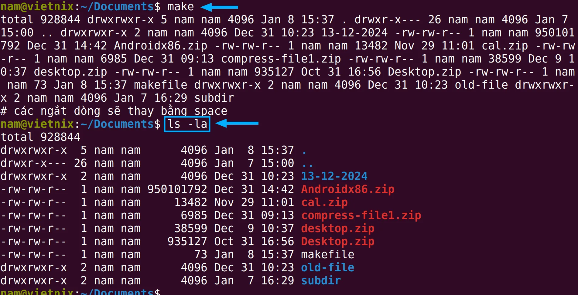 Thực thị makefile