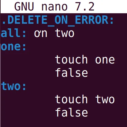 Sử dụng .delete_on_error